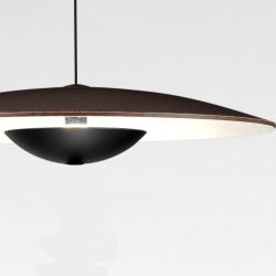 Marset Ginger XL 42 LED-Bogenleuchte-Wengeholz; mit LED