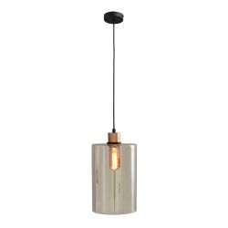 Masterlight Ortona Pendelleuchte 1-flammig-Glas groß Ø 190 mm-Gold matt