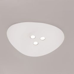 Minitallux Scudo 3 LED-Deckenleuchte-Weiß