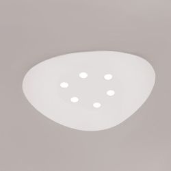 Minitallux Scudo 6 LED-Deckenleuchte-Weiß