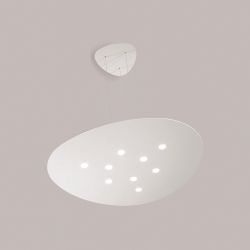 Minitallux Scudo S10 LED-Pendelleuchte-Weiß