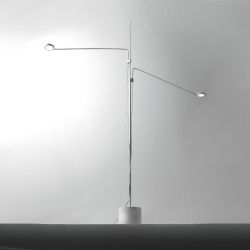 Minitallux Tecla 2ST LED-Stehleuchte-Weiß matt; mit LED (3000K)