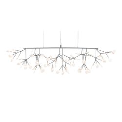 Moooi Heracleum III Linear LED-Pendelleuchte-Nickel-mit LED (2600K)