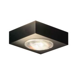 Nemo Fix Double 100° LED-Wandleuchte-Schwarz-mit LED (2700K)