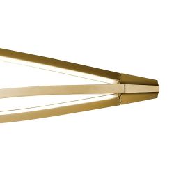 Nemo In the Wind vertical LED-Pendelleuchte-Gold-mit LED (2700K)