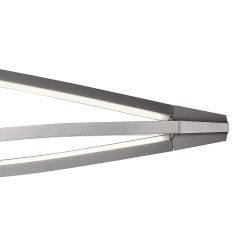 Nemo In the Wind vertical LED-Pendelleuchte-Titanium-mit LED (2700K)