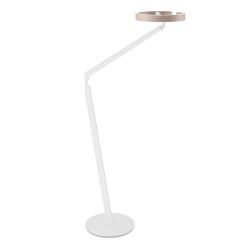 Occhio Gioia lettura LED-Leseleuchte-Körper/body Weiß matt-Kopf/head Gold matt-mit LED (2700K - 4000K)