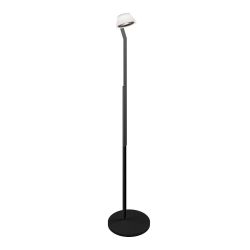 Occhio lei lettura LED-Leseleuchte-Kopf/head Phantom-Körper/body Schwarz matt-Fuß/base Schwarz matt-mit LED (2700K)