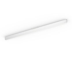 Occhio Mito linear alto 100 up LED-Deckenleuchte-Fuß/base Weiß matt-Kopf/head Weiß matt-Wide für Tischbeleuchtung-mit Occhio air Modul-mit x-tra warm LED (2200K - 3500K) Sonderanfertigung