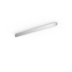 Occhio Mito linear alto 70 up LED-Deckenleuchte-Fuß/base Weiß matt-Kopf/head Silber matt-Wide für Tischbeleuchtung-mit Occhio air Modul-mit LED (2700K - 4000K)