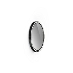 Occhio Mito sfera 40 LED-Spiegelwandleuchte-Black Phantom-Spiegel getönt-Wide für breit abstrahlendes Licht von 80°-mit Occhio air Modul-mit LED (2700K - 4000K)