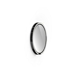 Occhio Mito sfera 40 LED-Spiegelwandleuchte-Black Phantom-Spiegel klar-Wide für breit abstrahlendes Licht von 80°-mit Occhio air Modul-mit LED (2700K - 4000K)