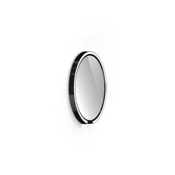 Occhio Mito sfera 40 LED-Spiegelwandleuchte-Black Phantom-Spiegel klar-Wide für breit abstrahlendes Licht von 80°-mit Occhio air Modul-mit x-tra warm LED (2200K - 3500K) Sonderanfertigung