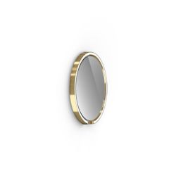 Occhio Mito sfera 40 LED-Spiegelwandleuchte-Bronze-Spiegel getönt-Wide für breit abstrahlendes Licht von 80°-mit Occhio air Modul-mit x-tra warm LED (2200K - 3500K) Sonderanfertigung