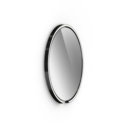 Occhio Mito sfera 60 LED-Spiegelwandleuchte-Black Phantom-Spiegel getönt-Wide für breit abstrahlendes Licht von 80°-mit Occhio air Modul-mit x-tra warm LED (2200K - 3500K) Sonderanfertigung