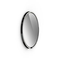 Occhio Mito sfera 60 LED-Spiegelwandleuchte-Black Phantom-Spiegel getönt-Wide für breit abstrahlendes Licht von 80°-ohne Occhio air Modul-mit LED (2700K - 4000K)