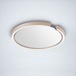 Occhio Mito soffitto 40 up LED-Deckenleuchte-Gold matt-Cover Weiß matt-Narrow für gebündeltes Licht von 50°-mit Occhio air Modul-mit x-tra warm LED (2200K - 3500K) Sonderanfertigung