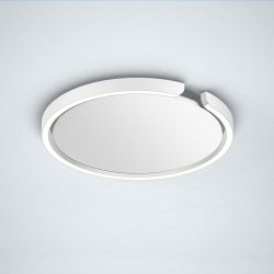 Occhio Mito Soffitto 40 Up LED-Deckenleuchte-Weiß matt-Narrow für gebündeltes Licht von 50°-mit Occhio air Modul-mit LED (2700K - 4000K)