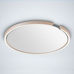 Occhio Mito soffitto 60 up LED-Deckenleuchte-Gold matt-Cover Weiß matt-Narrow für gebündeltes Licht von 50°-mit Occhio air Modul-mit x-tra warm LED (2200K - 3500K) Sonderanfertigung