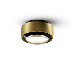 Occhio Più alto v VOLT LED-Deckenstrahler-Kopf/head Bronze-Linse Schwarz glänzend-Contour C80-mit LED (2700K)