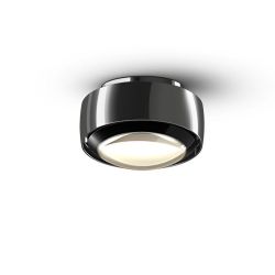 Occhio Più alto v VOLT LED-Deckenstrahler-Kopf/head Chrom-Linse Schwarz glänzend-Contour C80-mit LED (2700K)