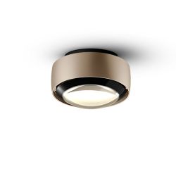 Occhio Più alto v VOLT LED-Deckenstrahler-Kopf/head Gold matt-Linse Schwarz glänzend-Contour C80-mit LED (2700K)