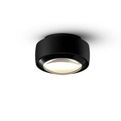 Occhio Più alto v VOLT LED-Deckenstrahler-Kopf/head Schwarz matt-Linse Schwarz glänzend-Contour C80-mit LED (2700K)