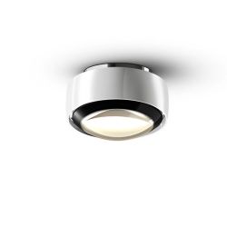 Occhio Più alto v VOLT LED-Deckenstrahler-Kopf/head Weiß glänzend-Linse Schwarz glänzend-Contour C80-mit LED (2700K)