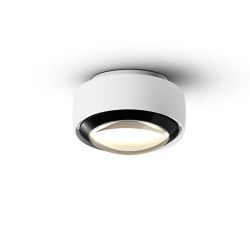 Occhio Più alto v VOLT LED-Deckenstrahler-Kopf/head Weiß matt-Linse Schwarz glänzend-Contour C80-mit LED (2700K)