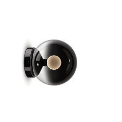 Occhio Luna scura 160 up LED-Wandleuchte-Dark Chrome