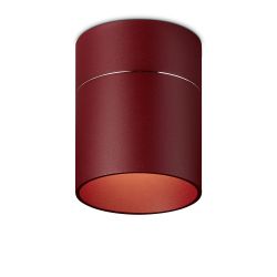 Oligo Tudor M LED-Deckenleuchte-Rot-mit Tunable White (2200K - 5000K)