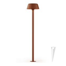 Panzeri Firefly in the sky LED-Spießleuchte mit Akku-Corten-mit LED (2700K)