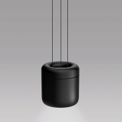 Serien Lighting Cavity Suspension L LED-Pendelleuchte-Schwarz-ja, mit Phasenabschnittsdimmer-mit LED (2700K)