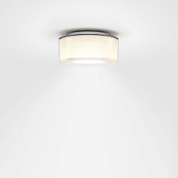 Serien Lighting Curling Ceiling LED-Deckenleuchte-Acrylglasschirm klar - Reflektor zylindrisch-Größe M Ø 218 mm-mit dim2warm (1800K - 3000K)