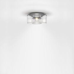 Serien Lighting Curling Ceiling LED-Deckenleuchte-Acrylglasschirm klar-Größe S Ø 160 mm-mit dim2warm (1800K - 3000K)