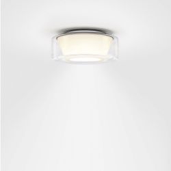 Serien Lighting Curling Ceiling LED-Deckenleuchte-Glasschirm klar - Reflektor konisch-Größe M Ø 250 mm-mit dim2warm (1800K - 3000K)