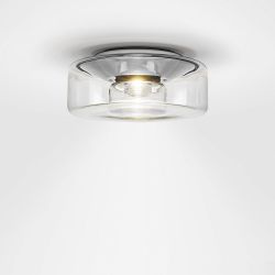 Serien Lighting Curling Ceiling LED-Deckenleuchte-Glasschirm klar-Größe L Ø 325 mm-mit LED (2700K)