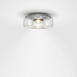 Serien Lighting Curling Ceiling LED-Deckenleuchte-Glasschirm klar-Größe M Ø 250 mm-mit dim2warm (1800K - 3000K)