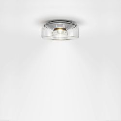 Serien Lighting Curling Ceiling LED-Deckenleuchte-Glasschirm klar-Größe S Ø 175 mm-mit dim2warm (1800K - 3000K)