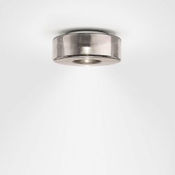 Serien Lighting Curling Ceiling LED-Deckenleuchte-Glasschirm neusilber-Größe M Ø 250 mm-mit dim2warm (1800K - 3000K)