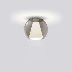 Serien Lighting Draft Ceiling S LED-Deckenleuchte-Glas braun-mit dim2warm (1800K - 3000K)