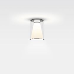 Serien Lighting Drum Ceiling S Long LED-Deckenleuchte-Glas klar-mit LED (2700K)