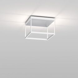 Serien Lighting Reflex² Ceiling M 200 LED-Deckenleuchte-Weiß-Pyramidenstruktur Silber-mit LED (2700K)