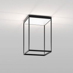 Serien Lighting Reflex² Ceiling M 450 LED-Deckenleuchte-Schwarz-Pyramidenstruktur Weiß-mit LED (2700K) 01