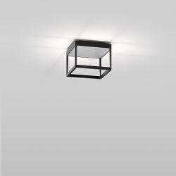 Serien Lighting Reflex² Ceiling S 150 LED-Deckenleuchte-Schwarz-Pyramidenstruktur Silber-mit LED (2700K)