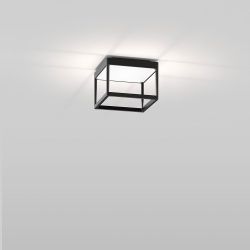 Serien Lighting Reflex² Ceiling S 150 LED-Deckenleuchte-Schwarz-Pyramidenstruktur Weiß-mit LED (2700K)
