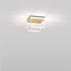 Serien Lighting Reflex² Ceiling S 150 LED-Deckenleuchte-Weiß-Pyramidenstruktur Gold-mit dim2warm (2200K - 3000K) 01