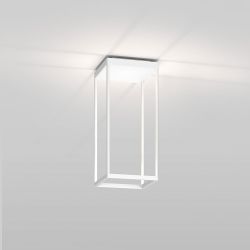 Serien Lighting Reflex² Ceiling S 450 LED-Deckenleuchte-Weiß-Pyramidenstruktur Weiß-mit dim2warm (2200K - 3000K)