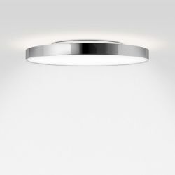 Serien Lighting Slice² PI Ceiling LED-Deckenleuchte-Chrom-Größe L Ø 335 mm-Downlight-mit LED (2700K)