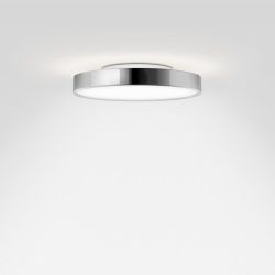 Serien Lighting Slice² PI Ceiling LED-Deckenleuchte-Chrom-Größe M Ø 225 mm-Downlight-mit LED (2700K)